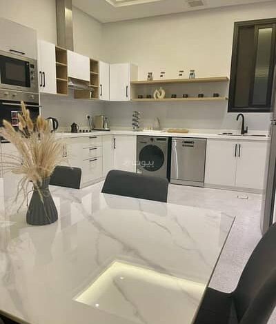 شقة ٣ غرف مؤثثة بالكامل مع مرافق مسابح وجيم في العارض – 87832185