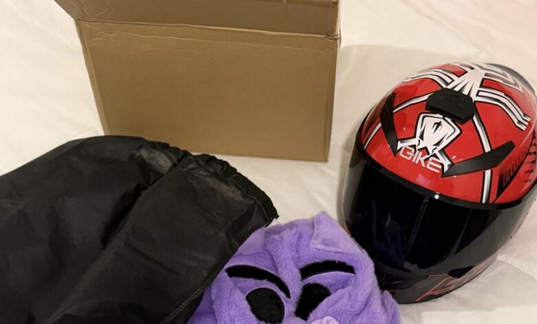 خوذة دباب كامل اغراضها مع الكيس ب 150