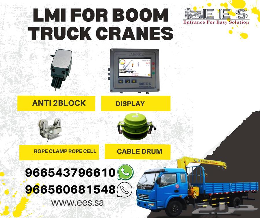 LMI for boom truck cranes