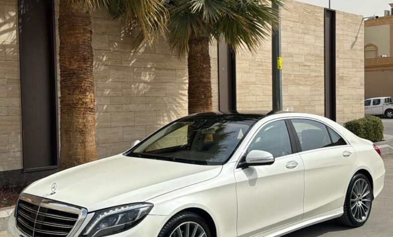مرسيدس S500 عداد قليل بحالة الوكاله