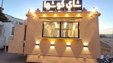 مواصفات العربه — مطبخ كامل مصنوع من الاستيل