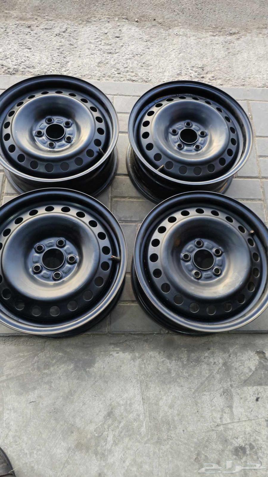 جنوط فورد فتحة مسمار112 حديد سوح الأصلي وكاله مقاس 16