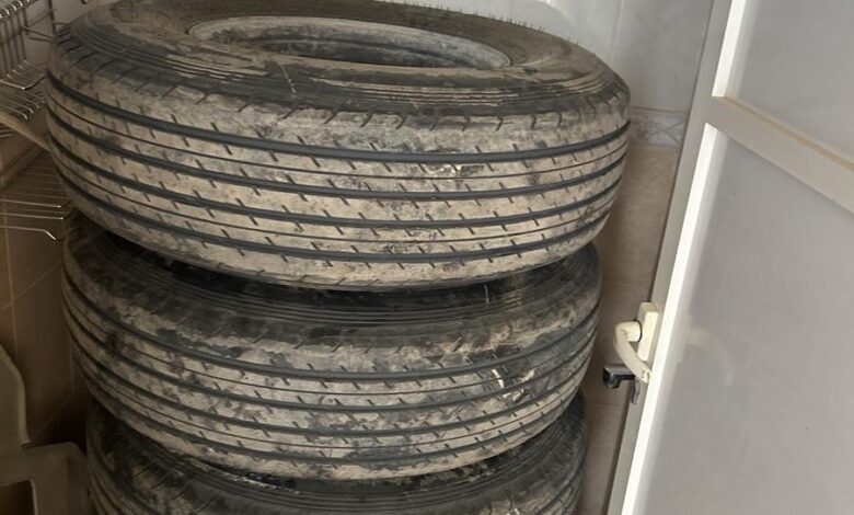 كفرات وجنوط هلل الاصليه مقاس 17 كل شي موضح في الورقه