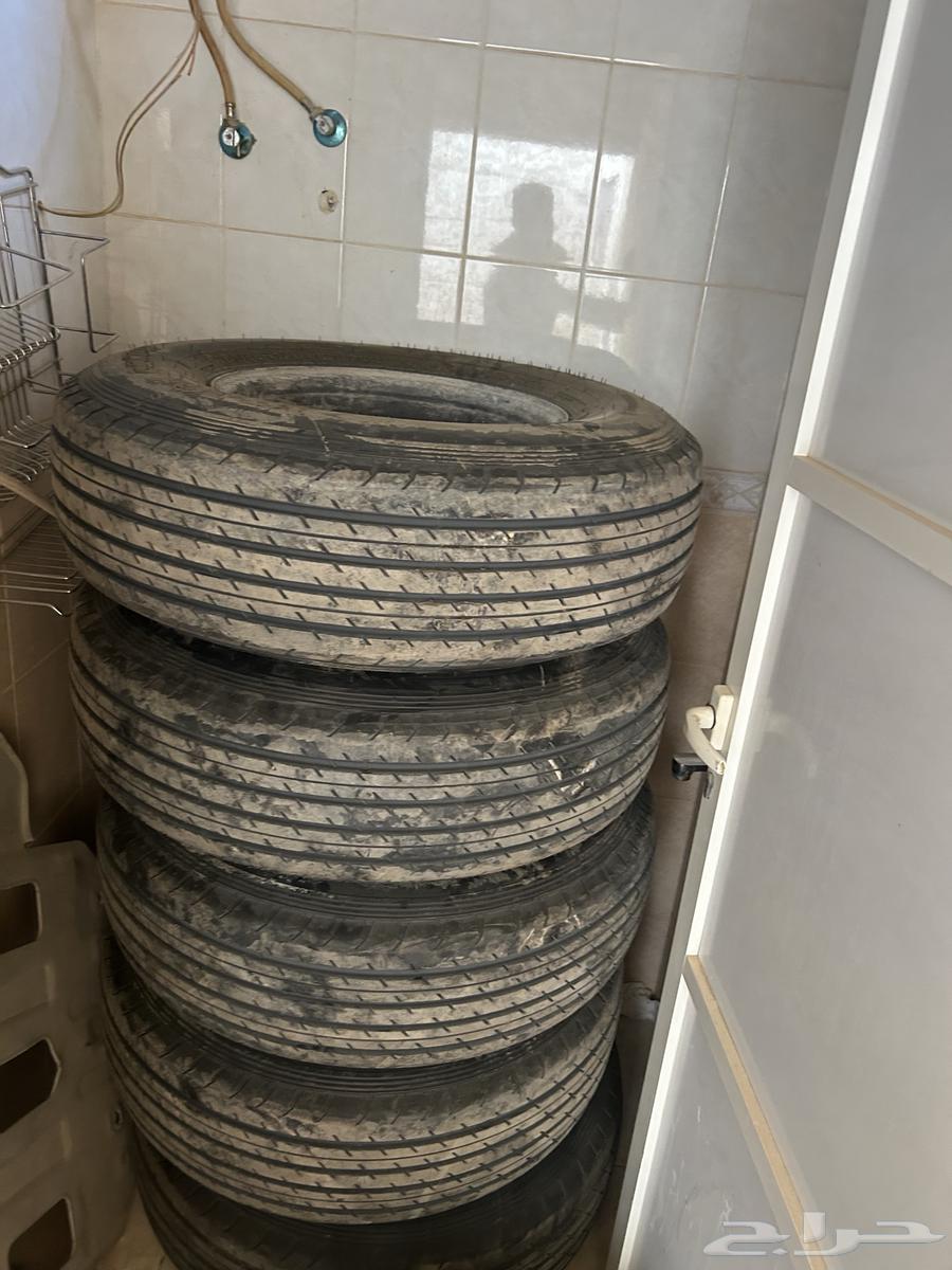 كفرات وجنوط هلل الاصليه مقاس 17 كل شي موضح في الورقه