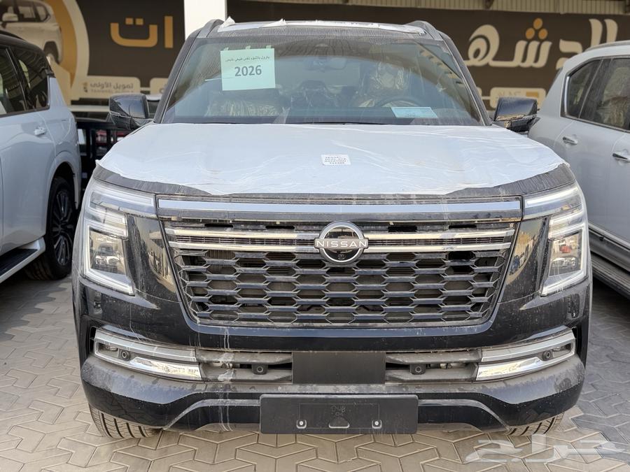 نيسان باترول بلاتينيوم تنفس طبيعي 2026 اسود نظام 50-50