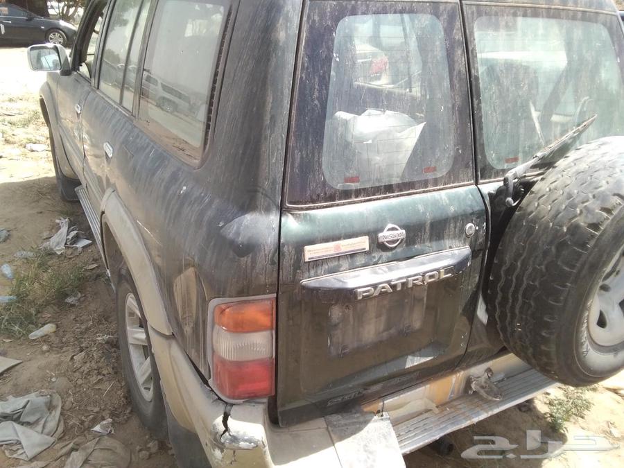 سيارة نيسان باترول موديل 1998 ستة سرندل بخاخات قطع غيار فقط