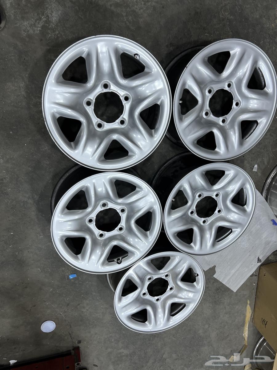 5 جنوط ديازل اصلي وكاله مقاس 17. 8 هنش حقت جيب لند كروزر