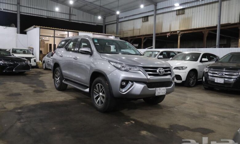 تويوتا فورتشنر الفئة VX3 اعلى فئة