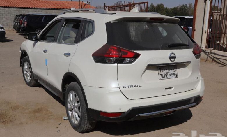 نيسان اكس تريل 2022 عداد 89.000 كيلو مصدوم