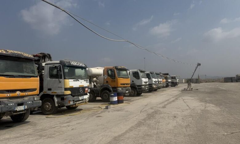 معدات مصنع خرسانه للبيع