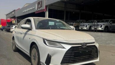 تويوتا يارس نصف فل 1300 cc ابيض موديل 2026