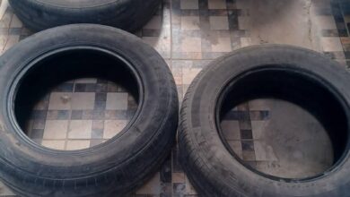 كفرات نيكسن مقاس 15 كوري نظيفة