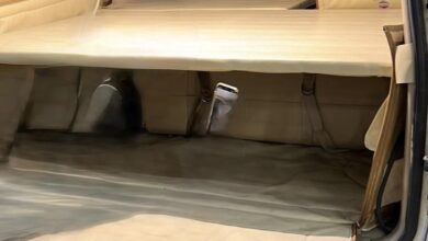 طبق معلق   قطعة للنوم داخل السيارة  تلبسية خلفية