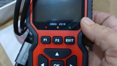 ماسحاً ضوئياً لتشخيص عيوب السيارة OBDII V519