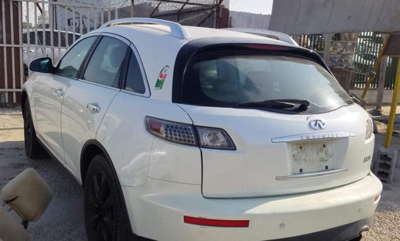 انفينيتي FX35 2007جيب قطع غيار تشليح وشراء جميع اسيرات